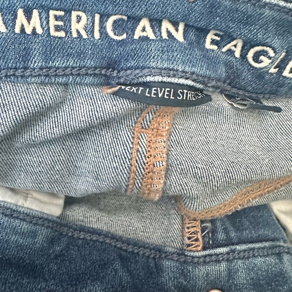 American Eagle Women’s Curvy Super Hi Rise Jegging Size 8 (b6) - Picture 3 of 5